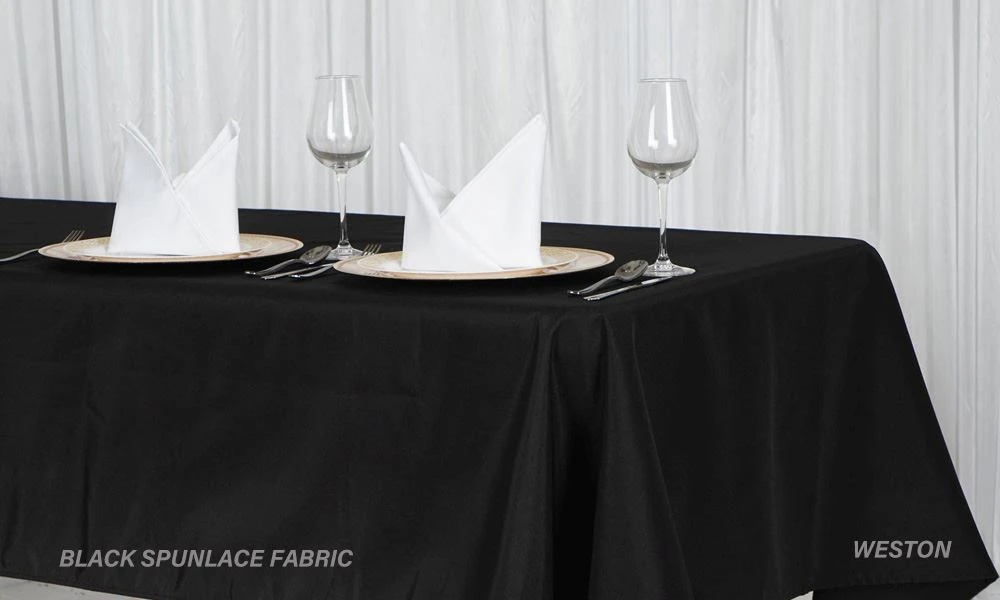 black spunlace fabric3